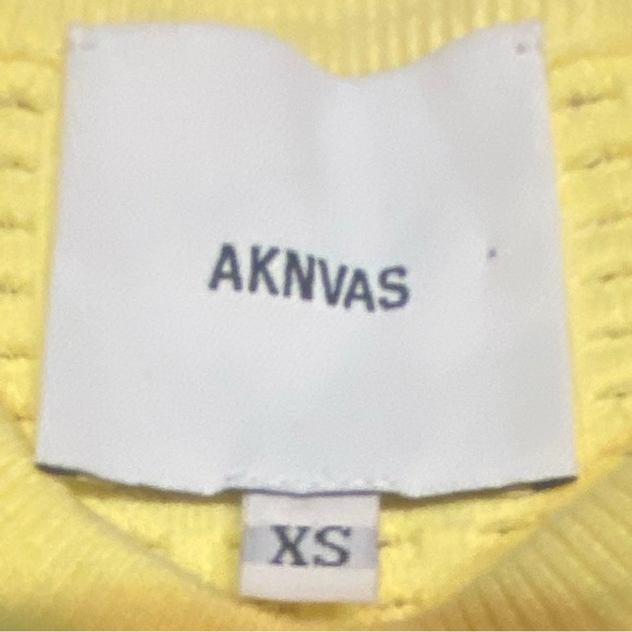 AKNVAS Cruz Sweater Retails $495 Size XS Color: Sun - Picture 9 of 13